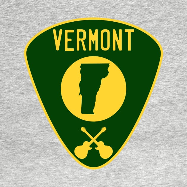 Vermont Guitar Pick by fearcity